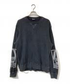 DIESELディーゼル）の古着「S-GINAFFLE Waffle Logo Knit」｜ブラック
