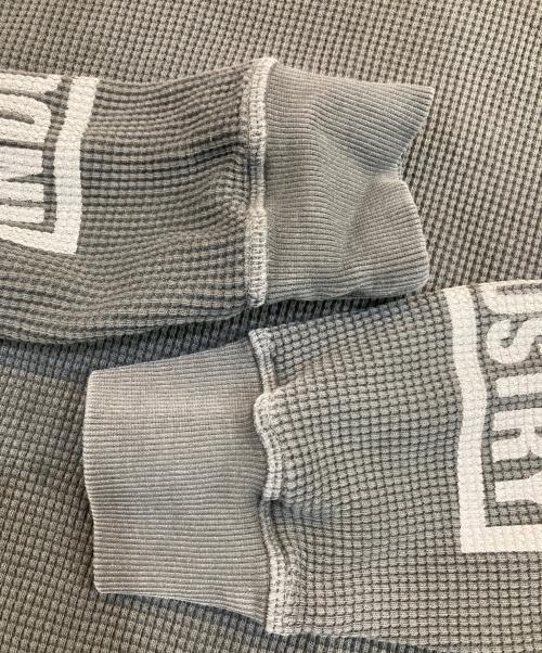 DIESEL（ディーゼル）DIESEL (ディーゼル) S-GINAFFLE Waffle Logo Knit ブラック サイズ:XLの古着・服飾アイテム