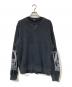 DIESEL（ディーゼル）の古着「S-GINAFFLE Waffle Logo Knit」｜ブラック