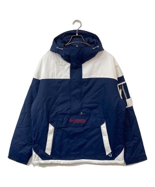 Columbia（コロンビア）Columbia (コロンビア) チャレンジャー・プルオーバー ネイビー×ホワイト サイズ:XLの古着・服飾アイテム