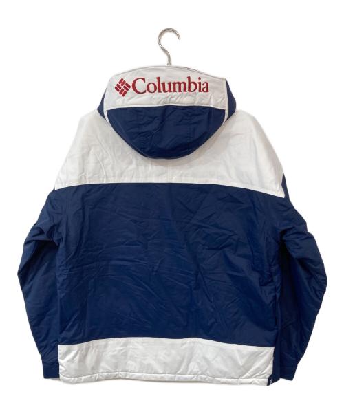 Columbia（コロンビア）Columbia (コロンビア) チャレンジャー・プルオーバー ネイビー×ホワイト サイズ:XLの古着・服飾アイテム
