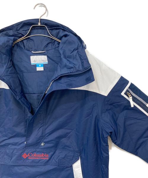 Columbia（コロンビア）Columbia (コロンビア) チャレンジャー・プルオーバー ネイビー×ホワイト サイズ:XLの古着・服飾アイテム