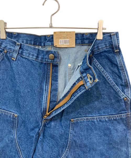 CarHartt（カーハート）CarHartt (カーハート) デニムダブルニーパンツ ブルー サイズ:36×30の古着・服飾アイテム