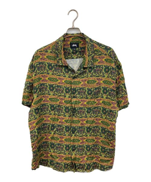 stussy（ステューシー）stussy (ステューシー) Baroque Shirt/バロック シャツ グリーン サイズ:SIZE XLの古着・服飾アイテム
