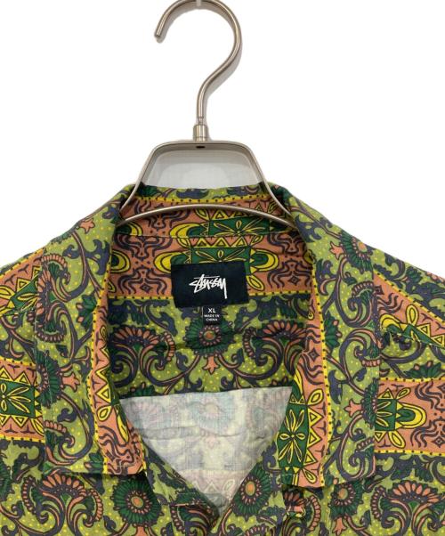 stussy（ステューシー）stussy (ステューシー) Baroque Shirt/バロック シャツ グリーン サイズ:SIZE XLの古着・服飾アイテム
