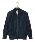 adidasアディダス）の古着「SST アディカラー ベロア トラックトップ トラックジャケット」｜ブラック