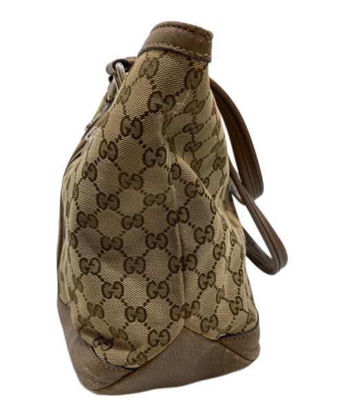 GUCCI（グッチ）GUCCI (グッチ) パグリアGG トートバッグ ベージュの古着・服飾アイテム