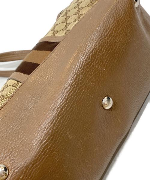 GUCCI（グッチ）GUCCI (グッチ) パグリアGG トートバッグ ベージュの古着・服飾アイテム