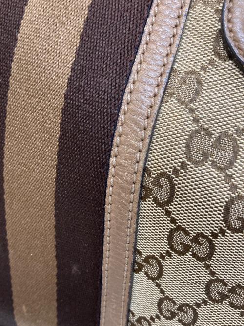 GUCCI（グッチ）GUCCI (グッチ) パグリアGG トートバッグ ベージュの古着・服飾アイテム