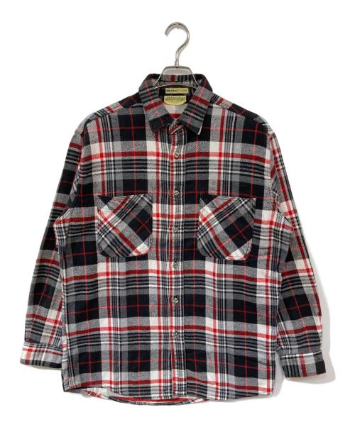 big mac（ビッグマック）BIG MAC (ビッグマック) 80’s STJOHN'SBAY チェックフランネルシャツ レッド×グレー サイズ:Lの古着・服飾アイテム