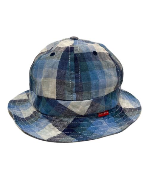 SUPREME（シュプリーム）Supreme (シュプリーム) Summer Plaid Bell Hat ブルーの古着・服飾アイテム