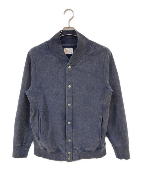 FELCO（フェルコ）FELCO (フェルコ) スナップカーディガン ネイビー サイズ:Lの古着・服飾アイテム