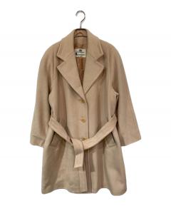 中古・古着通販】Chloe (クロエ) バルキーウールコート ブラウン