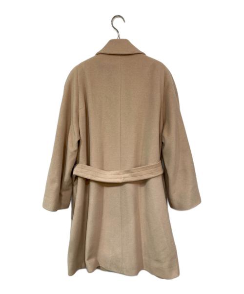 Aquascutum（アクアスキュータム）Aquascutum (アクアスキュータム) ウールチェスターコート ベージュ サイズ:8の古着・服飾アイテム