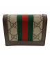 GUCCI (グッチ) GG カードケース ウォレット ブラウン：28000円