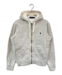 POLO RALPH LAUREN（ポロ・ラルフローレン）の古着「裏サーマルジップパーカー」｜グレー