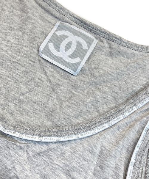 CHANEL（シャネル）CHANEL (シャネル) ココマークタンクトップ グレー サイズ:38の古着・服飾アイテム