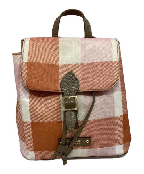 BLUE LABEL CRESTBRIDGE（ブルーレーベルクレストブリッジ）BLUE LABEL CRESTBRIDGE (ブルーレーベルクレストブリッジ) リュック ピンクの古着・服飾アイテム