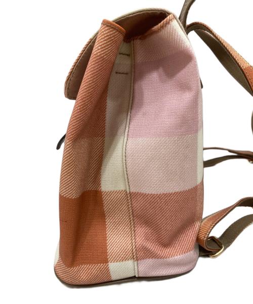BLUE LABEL CRESTBRIDGE（ブルーレーベルクレストブリッジ）BLUE LABEL CRESTBRIDGE (ブルーレーベルクレストブリッジ) リュック ピンクの古着・服飾アイテム