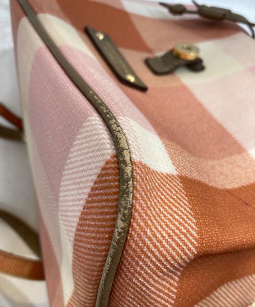 BLUE LABEL CRESTBRIDGE（ブルーレーベルクレストブリッジ）BLUE LABEL CRESTBRIDGE (ブルーレーベルクレストブリッジ) リュック ピンクの古着・服飾アイテム