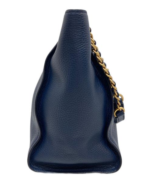 TORY BURCH（トリーバーチ）TORY BURCH (トリーバーチ) 2WAYチェーンショルダーバッグ ネイビーの古着・服飾アイテム