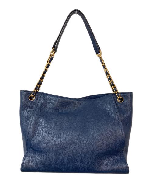 TORY BURCH（トリーバーチ）TORY BURCH (トリーバーチ) 2WAYチェーンショルダーバッグ ネイビーの古着・服飾アイテム