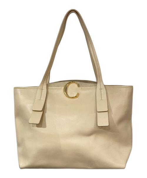 Chloe（クロエ）Chloe (クロエ) Cトートバッグ ベージュの古着・服飾アイテム