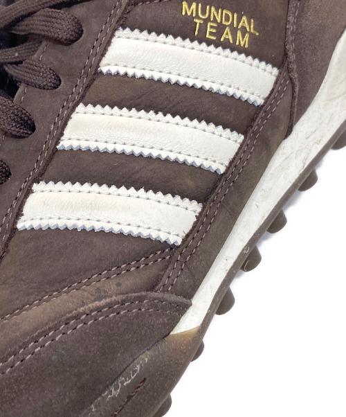 adidas（アディダス）adidas (アディダス) Mundial Team/ムンディアルチーム ローカットスニーカー ブラウン サイズ:SIZE 27.5cmの古着・服飾アイテム