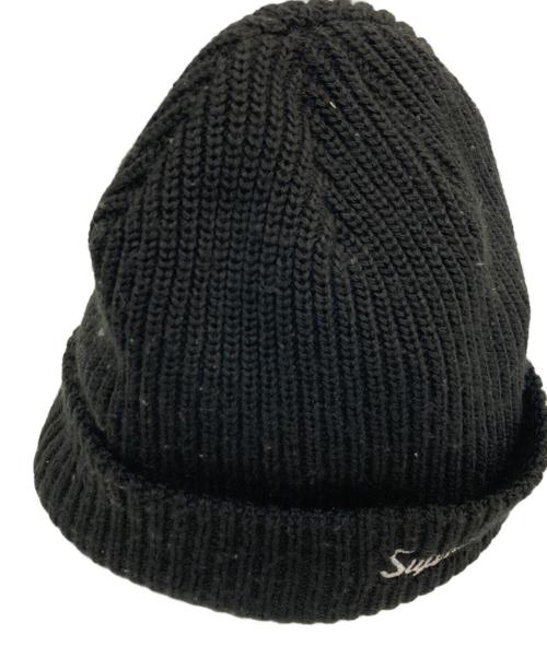 SUPREME（シュプリーム）SUPREME (シュプリーム) Loose Gauge Beanie/ルーズゲージビーニー ブラックの古着・服飾アイテム