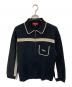 SUPREME（シュプリーム）の古着「Chest Stripe Zip Up Cardigan」｜ブラック