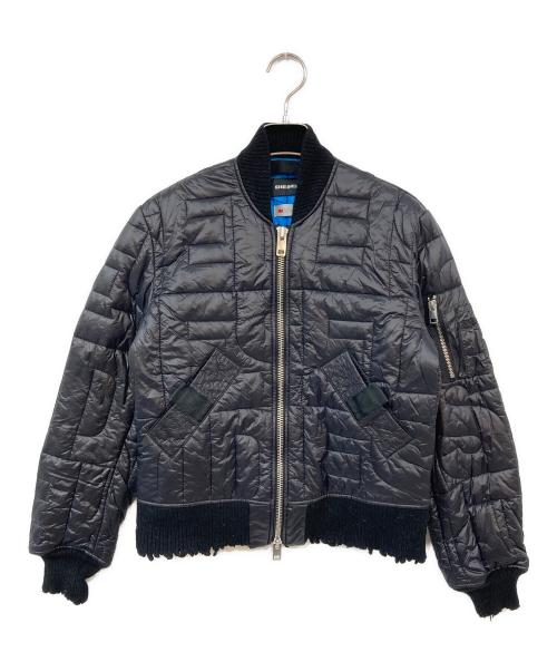 DIESEL（ディーゼル）DIESEL (ディーゼル) ジップアップジャケット ブラック サイズ:Mの古着・服飾アイテム