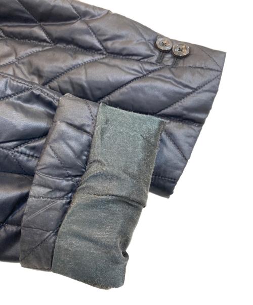 EMPORIO ARMANI（エンポリオアルマーニ）EMPORIO ARMANI (エンポリオアルマーニ) キルティングダブルジャケット ブラック サイズ:50の古着・服飾アイテム