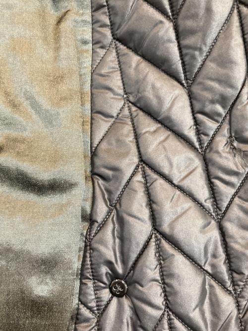 EMPORIO ARMANI（エンポリオアルマーニ）EMPORIO ARMANI (エンポリオアルマーニ) キルティングダブルジャケット ブラック サイズ:50の古着・服飾アイテム