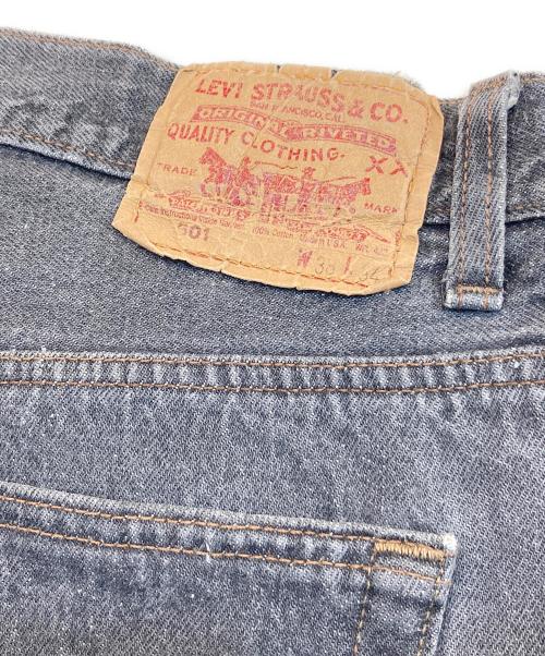LEVI'S（リーバイス）LEVI'S (リーバイス) 90’s 501先染めブラックデニムパンツ ブラック サイズ:W38の古着・服飾アイテム