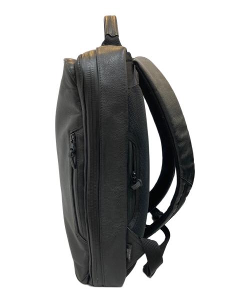 BROSKI and SUPPLY（ブロスキーアンドサプライ）broski and supply (ブロスキーアンドサプライ) レザーリュック ブラックの古着・服飾アイテム