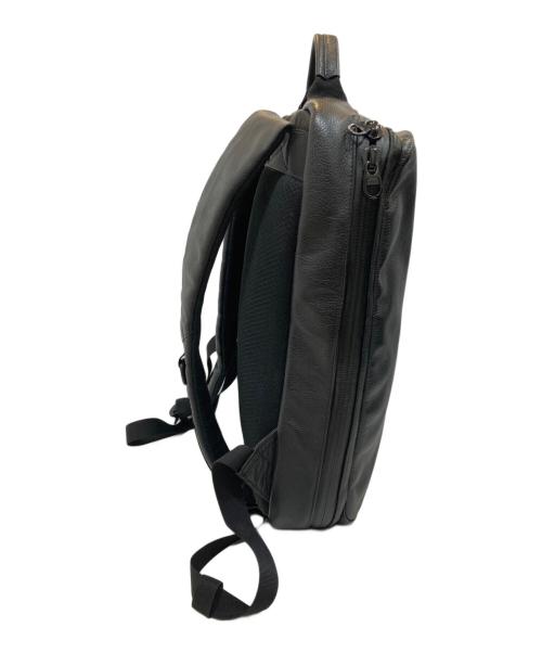 BROSKI and SUPPLY（ブロスキーアンドサプライ）broski and supply (ブロスキーアンドサプライ) レザーリュック ブラックの古着・服飾アイテム