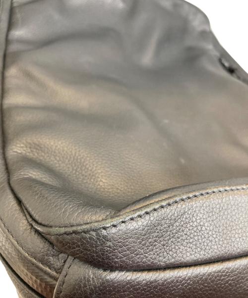 BROSKI and SUPPLY（ブロスキーアンドサプライ）broski and supply (ブロスキーアンドサプライ) レザーリュック ブラックの古着・服飾アイテム