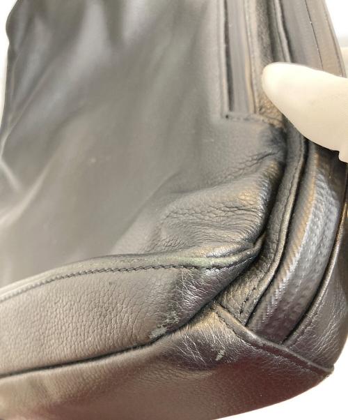 BROSKI and SUPPLY（ブロスキーアンドサプライ）broski and supply (ブロスキーアンドサプライ) レザーリュック ブラックの古着・服飾アイテム