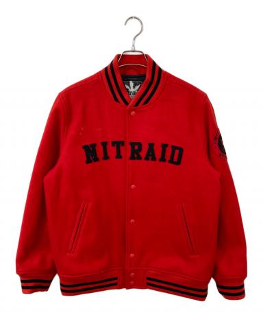 中古・古着通販】nitraid (ナイトレイド) ウールスタジャン レッド
