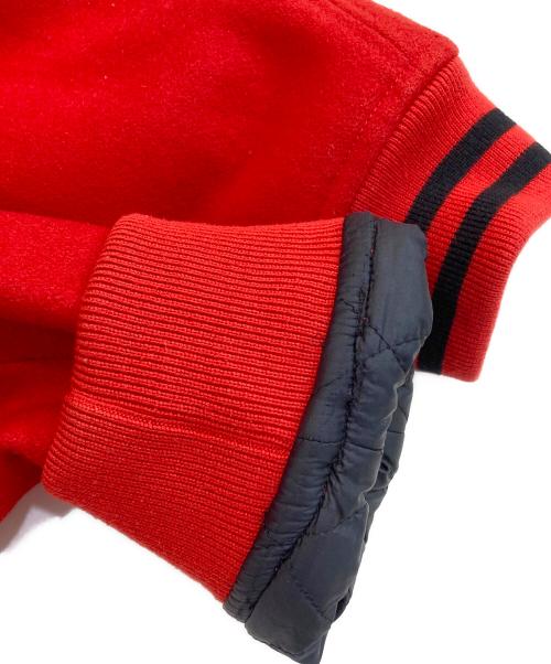 NITRAID（ナイトレイド）nitraid (ナイトレイド) ウールスタジャン レッド サイズ:Lの古着・服飾アイテム