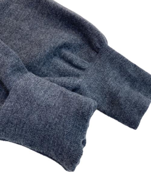 23区（ニジュウサンク）23区 (ニジュウサンク) 【洗える】ウールミルドジャージー ワンピース グレー サイズ:46の古着・服飾アイテム