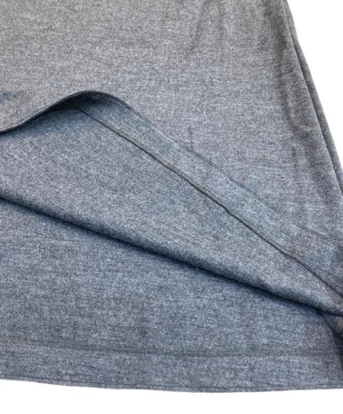23区（ニジュウサンク）23区 (ニジュウサンク) 【洗える】ウールミルドジャージー ワンピース グレー サイズ:46の古着・服飾アイテム