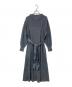 23区（ニジュウサンク）の古着「【洗える】ウールミルドジャージー ワンピース」｜グレー