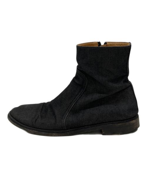 Martin Margiela22（マルタン・マルジェラ22）Martin Margiela22 (マルタン・マルジェラ22) サイドジップブーツ ブラック サイズ:43の古着・服飾アイテム