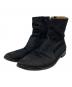 Martin Margiela22（マルタン・マルジェラ22）の古着「サイドジップブーツ」｜ブラック