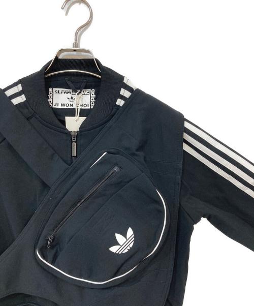 adidas（アディダス）adidas (アディダス) Ji Won Choi (ジウォンチェ) Olivia Oblanc (オリビアオブラン) SSTトラックジャケット ブラック サイズ:OTの古着・服飾アイテム