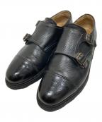 PARABOOTパラブーツ）の古着「ダブルモンクストラップシューズ」｜ブラック