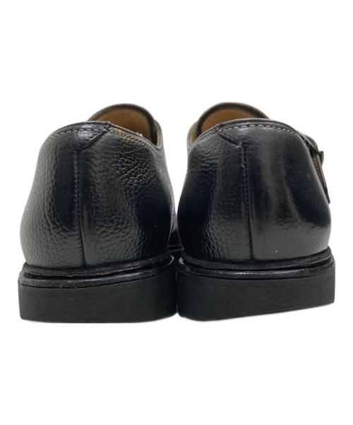 PARABOOT（パラブーツ）PARABOOT (パラブーツ) ダブルモンクストラップシューズ ブラック サイズ:6の古着・服飾アイテム