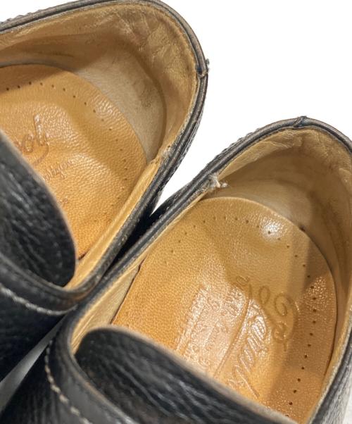 PARABOOT（パラブーツ）PARABOOT (パラブーツ) ダブルモンクストラップシューズ ブラック サイズ:6の古着・服飾アイテム