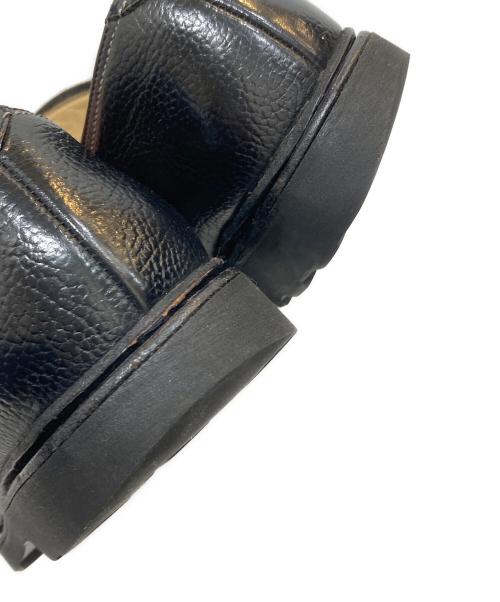 PARABOOT（パラブーツ）PARABOOT (パラブーツ) ダブルモンクストラップシューズ ブラック サイズ:6の古着・服飾アイテム